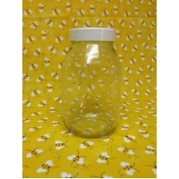 3lb Round Glass Jar
